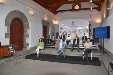 La presentación del Plan de Reactivación Económica y Social de Telde tuvo lugar este lunes en la ermita de San Pedro Mártir (Foto Francisco Javier Santana)